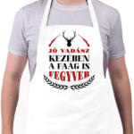 printfashion Jó vadász kezében - Kötény - Fehér (7495142)