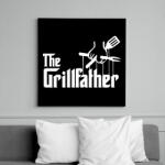 printfashion The grillfather - white - Vászonkép - Fekete (13688458)