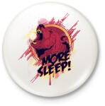 printfashion Aludj még - Kitűző, hűtőmágnes - Fehér (3074483)