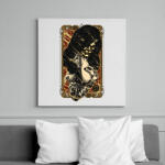 printfashion A tűz rejtett arca - Vászonkép - Fehér (6620092)