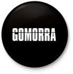 printfashion Gomorra - Kitűző, hűtőmágnes - Fekete (3101354)
