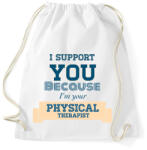 printfashion PHYSICAL THERAPIST - Sportzsák, Tornazsák - Fehér (252614)