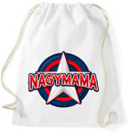 printfashion NAGYMAMA - Sportzsák, Tornazsák - Fehér (10914010)