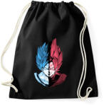 printfashion Super Saiyan Blue VS Super Saiyan Rose - Sportzsák, Tornazsák - Fekete (976680)