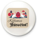 printfashion Kellemes Húsvétot! - Kitűző, hűtőmágnes - Fehér (6332868)