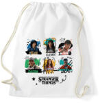 printfashion #StrangerThings szereplők - Sportzsák, Tornazsák - Fehér (11605502)