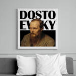 printfashion Dostoevsky - Önarckép - Vászonkép - Fehér (7119208)