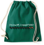 printfashion Minecraft életerő - Sportzsák, Tornazsák - Sötétzöld (1593390)