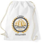 printfashion A sakk legenda - Hónappal - Sportzsák, Tornazsák - Fehér (7452334)