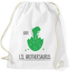 printfashion Lil Brothersaurus - Sportzsák, Tornazsák - Fehér (14066136)