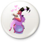 printfashion Blitz - Kitűző, hűtőmágnes - Fehér (16254932)