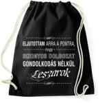 printfashion bizonyos-dolgokat-1-white - Sportzsák, Tornazsák - Fekete (781728)