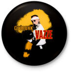 printfashion GYÚRUNK VAZZE - Kitűző, hűtőmágnes - Fekete (3101280)