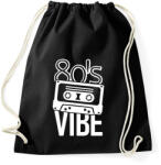 printfashion 80's vibe - Sportzsák, Tornazsák - Fekete (13305177)