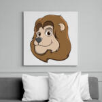 printfashion Leo - Vászonkép - Fehér (6623722)