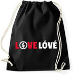 printfashion LOVE LÓVÉ 2 - Sportzsák, Tornazsák - Fekete (10845971)
