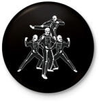 printfashion Cobra Kai csontvázak - Kitűző, hűtőmágnes - Fekete (11778928)