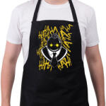 printfashion Alien senseii - Kötény - Fekete (4931561)