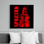 printfashion spartan - Vászonkép - Fekete (7601982)