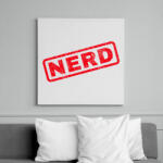 printfashion NERD - Vászonkép - Fehér (6633867)