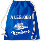 printfashion Legjobb kamionos - Sportzsák, Tornazsák - Bright royal (1007165)