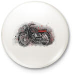 printfashion t5 - Kitűző, hűtőmágnes - Fehér (4575169)