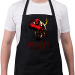 printfashion hellboy - Kötény - Fekete (4934950)
