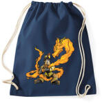 printfashion Firedragon - Sportzsák, Tornazsák - Sötétkék (863052)