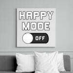 printfashion happy mode - Vászonkép - Fehér (6633614)