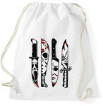 printfashion Késes gyilkosok - Sportzsák, Tornazsák - Fehér (14462511)