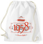 printfashion since-1958-red-black - Sportzsák, Tornazsák - Fehér (527150)