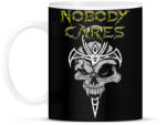 printfashion Nobody cares - Bögre - Fekete (2811003)