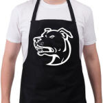 printfashion Amstaff 03 - Kötény - Fekete (11276260)