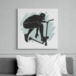 printfashion Roller - Vászonkép - Fehér (6640005)