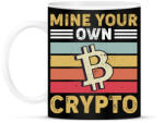 printfashion BITCOIN 4 EVER 56 - Bögre - Fekete (6120364)