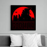 printfashion Godzilla - Vászonkép - Fekete (13146665)