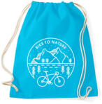 printfashion Kerékpározz - Sportzsák, Tornazsák - Surf blue (2374501)