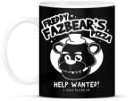 printfashion Freddy Fazbears pizza2 - Bögre - Fekete (14886854)