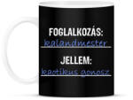 printfashion Mi a foglalkozásod? - Bögre - Fekete (3917354)