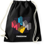 printfashion MLM FREEDOM - Sportzsák, Tornazsák - Fekete (10894676)