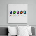 printfashion Among us impostors - Vászonkép - Fehér (6635193)