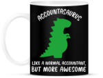 printfashion Accountasaurus - Bögre - Fekete (12563165)