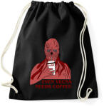 printfashion Vecnának is szüksége van kávéra - Sportzsák, Tornazsák - Fekete (7607724)