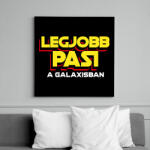 printfashion LEGJOBB PASI A GALAXISBAN - Vászonkép - Fekete (11575343)
