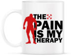 printfashion A fájdalom az én terápiám - Bögre - Fehér (8955904)