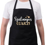 printfashion szülinapos csajszi - Kötény - Fekete (6042415)