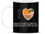 printfashion I love kocsonya - Bögre - Fekete (8696655)