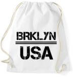 printfashion Usa brooklyn - Sportzsák, Tornazsák - Fehér (4379708)