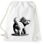 printfashion Bichon kutyás minta - Sportzsák, Tornazsák - Fehér (16693408)