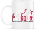 printfashion Parkour - the art of the moment - Bögre - Fehér (4753176)